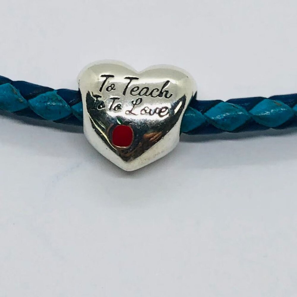 ✨✨Pandora To Teach Is To Love Heart Charm S925 Sterling Silver